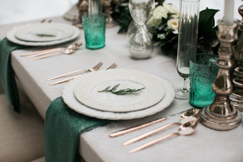 Rose Gold And Emerald Holiday Inspiration