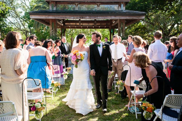 Flamingo Themed Florida Destination Wedding