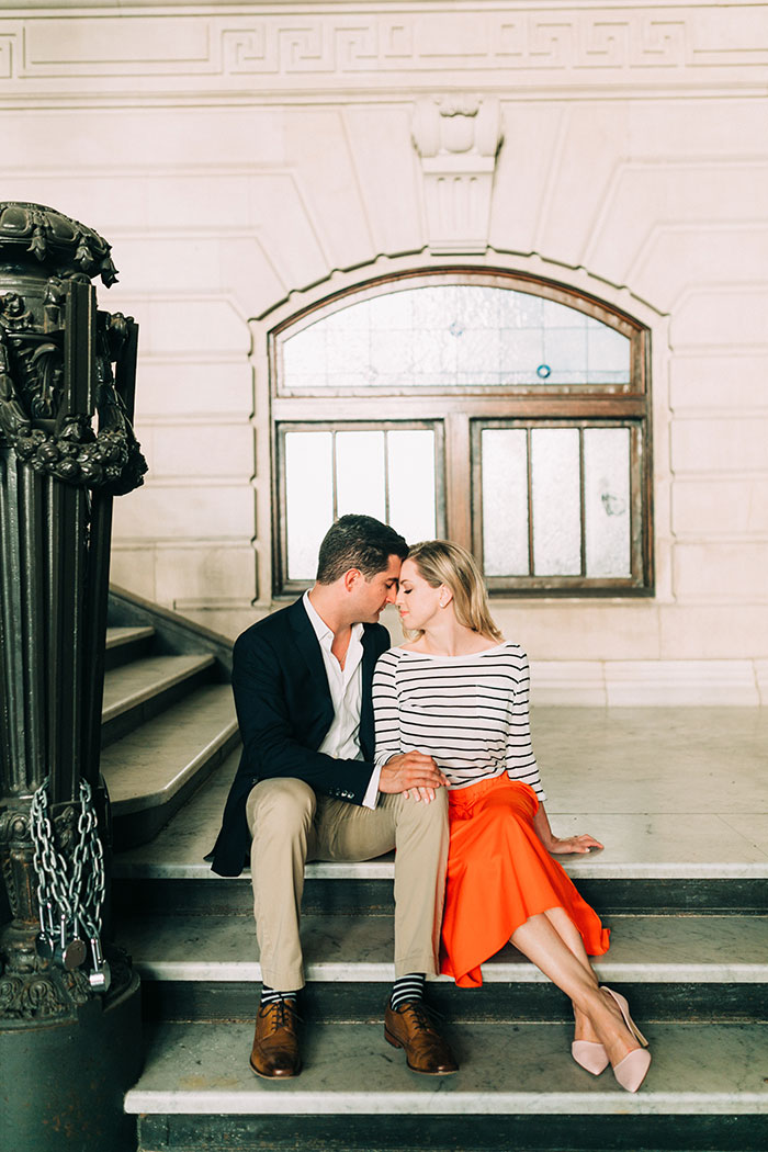 Lianne and Nick's Hoboken Engagement Shoot